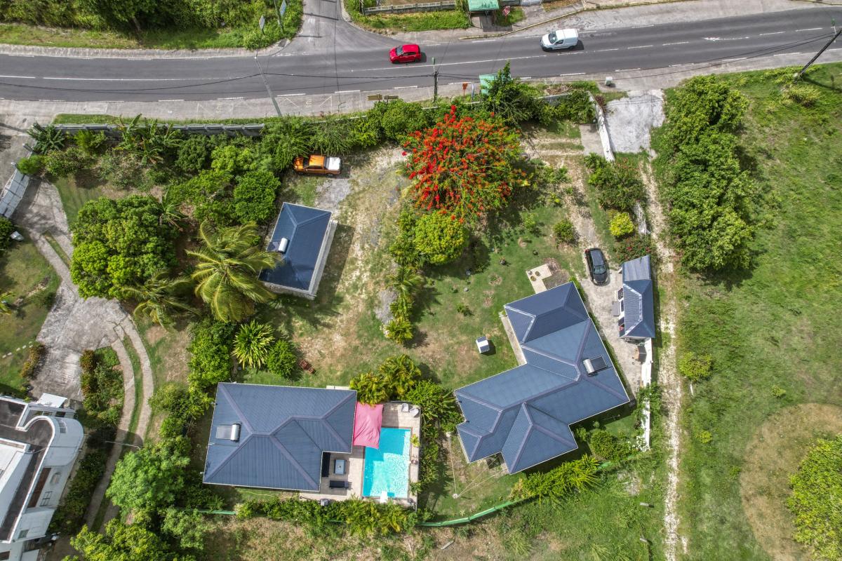 Location Villa 3 chambres Sainte Anne Guadeloupe-vue du ciel-23